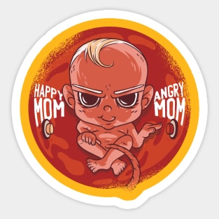 Bad Baby Graphic Tee Sticker